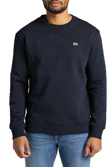 Lee plain crew sweatshirt midnight navy