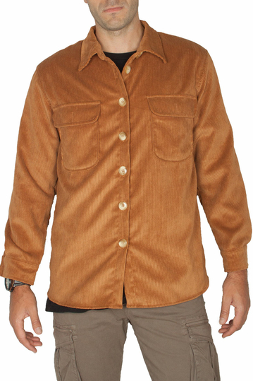 Bigbong cord shirt camel