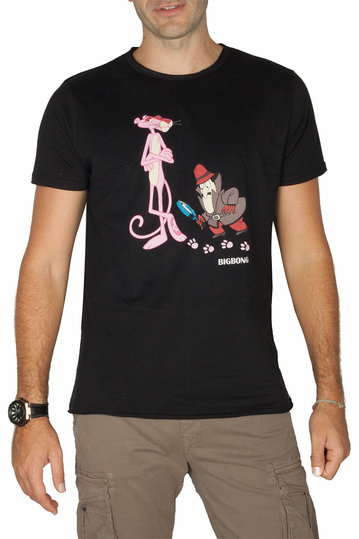 Bigbong Pink Panther t-shirt black