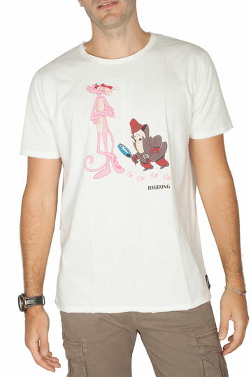 Bigbong Pink Panther t-shirt white