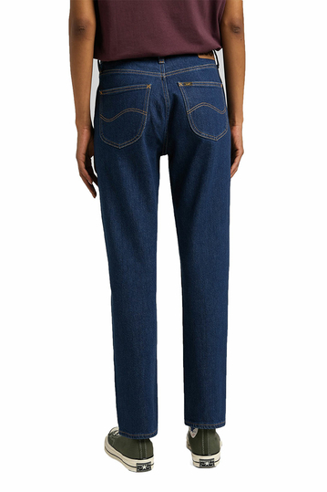 Lee Carol cropped straight jeans - dark hydro