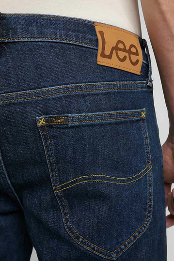 Lee Daren zip fly jeans regular straight - deep dark stone