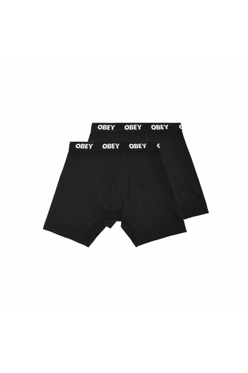 Obey Bold boxers 2 pack black