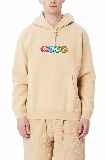 Obey hoodie - Industries oat milk