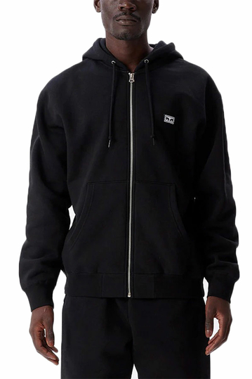 Obey zip hoodie - Works Eye black