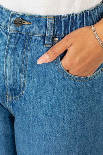 Reell γυναικείο τζιν Sky origin mid blue