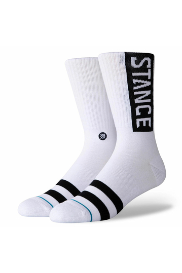 Stance OG crew socks white