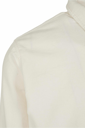 Urban Classics κοτλέ πουκάμισο whitesand