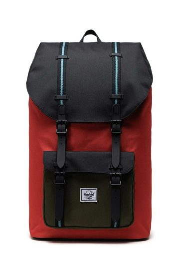 Herschel Supply Co. Little America backpack chili/black/ivy green/storm blue