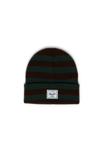 Herschel Supply Co. Elmer beanie garden topiary/chicory coffee stripes