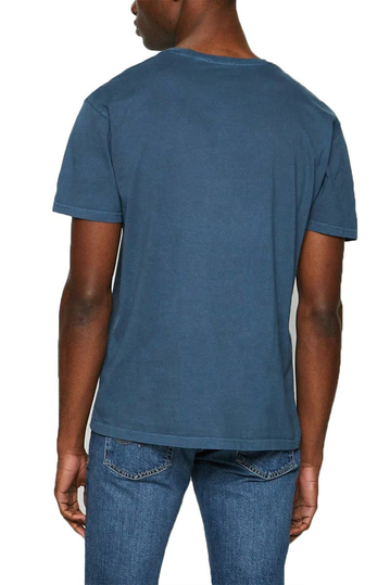 Kaotiko Mouth Colors washed t-shirt navy