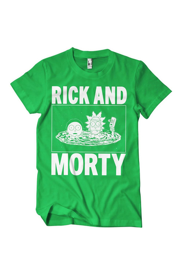 Rick and Morty T-shirt green