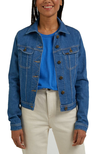 Lee Rider denim jacket - sienna bright