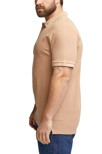 Lee natural dye polo tee cider