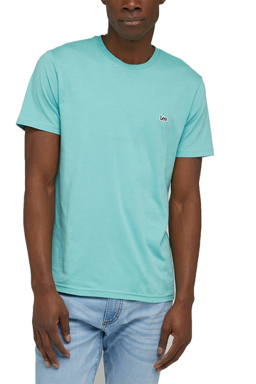 Lee patch logo t-shirt dusty jade