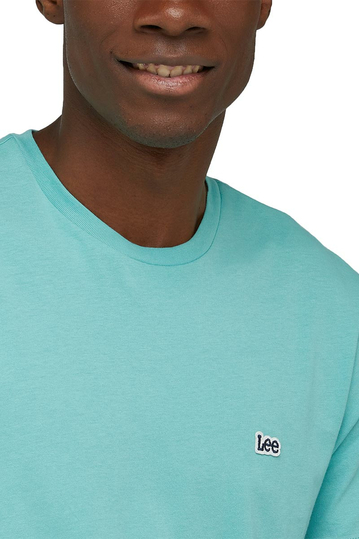Lee patch logo t-shirt dusty jade