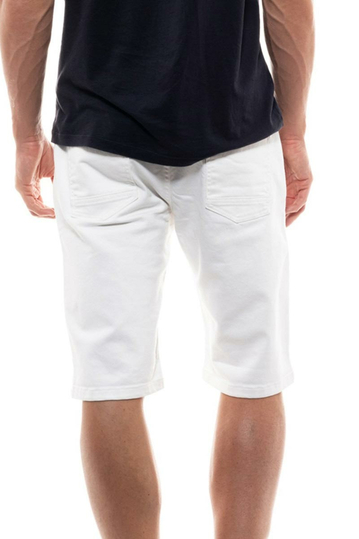 Biston τζιν βερμούδα λευκή