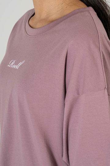 Reell organic cotton φόρεμα Yumi purple thistle