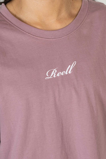 Reell organic cotton φόρεμα Yumi purple thistle