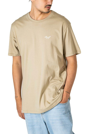 Reell Staple Logo organic cotton T-shirt foam green