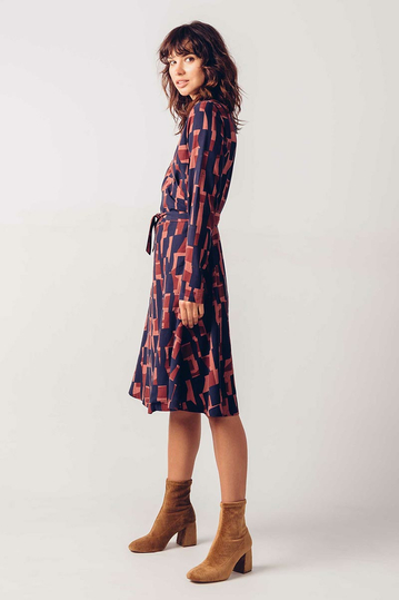 Skunkfunk Mari Lyocell wrap dress