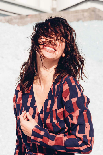 Skunkfunk Mari Lyocell wrap dress