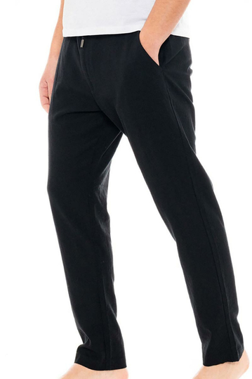 Splendid λινό παντελόνι μαύρο