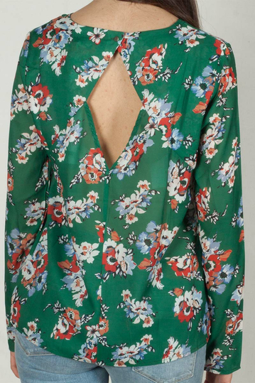 Rut & Circle Vilma open back floral top