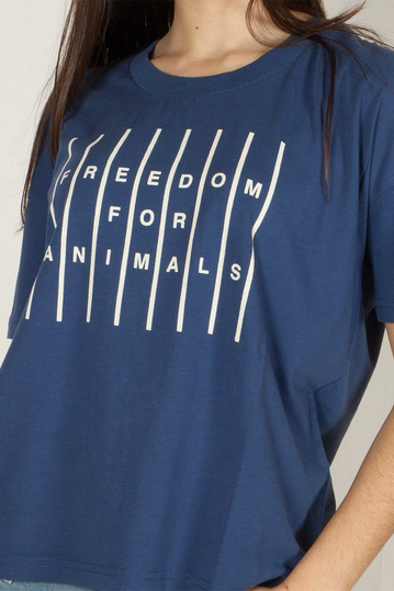 Thinking Mu organic cotton t-shirt Freedom for animals