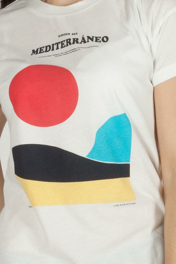 Thinking Mu organic cotton t-shirt Mediterraneo