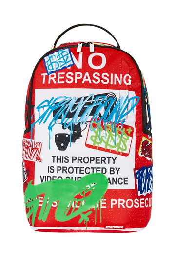 Sprayground backpack No Tresspassing Trash