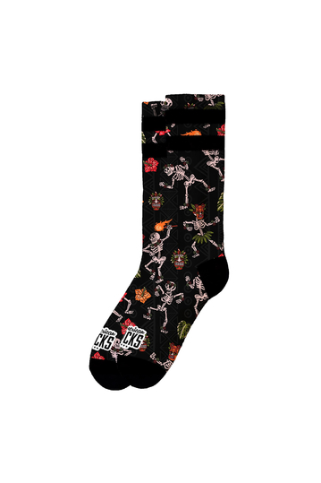 American Socks Dancing Skeletons mid high socks