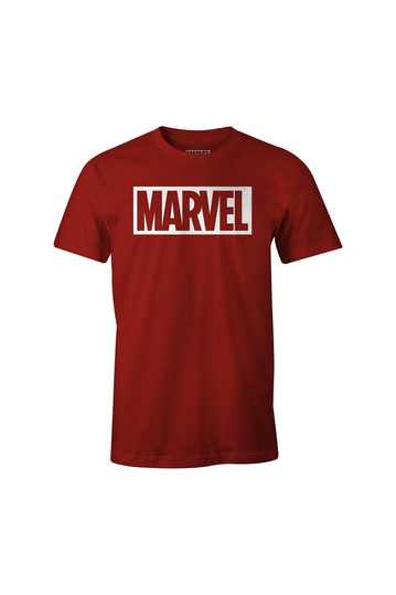 Cotton Division T-shirt Marvel - Red Classic Logo