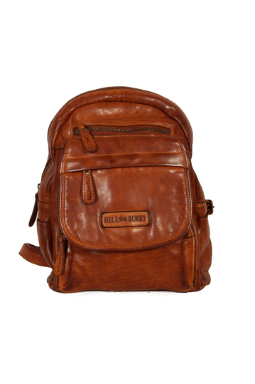 Hill Burry leather backpack brown