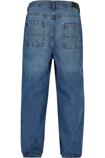 Urban Classics 90's Baggy Jeans Mid Deep Blue