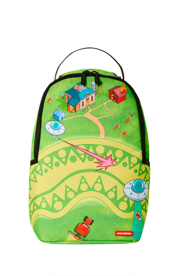 Sprayground Alien Farm mini backpack