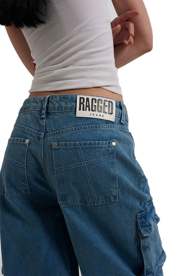 The Ragged Priest Organic Combat Release Jean Light Blue