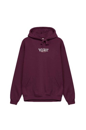 Kaotiko Let's Grow Hoodie Wine