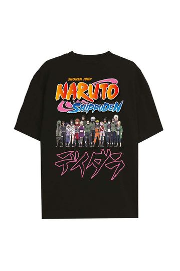 Cotton Division oversize T-shirt Naruto Shippuden Characters