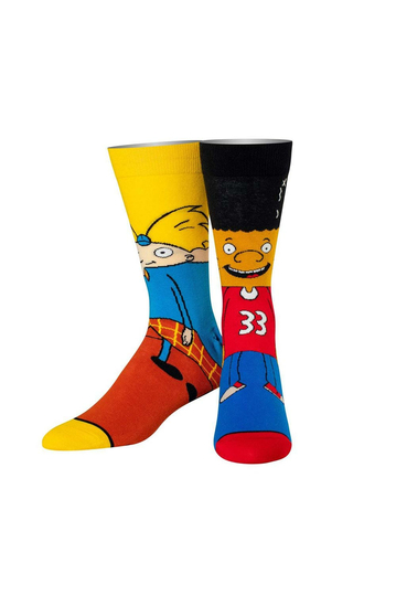 Odd Sox Arnold & Gerald crew socks