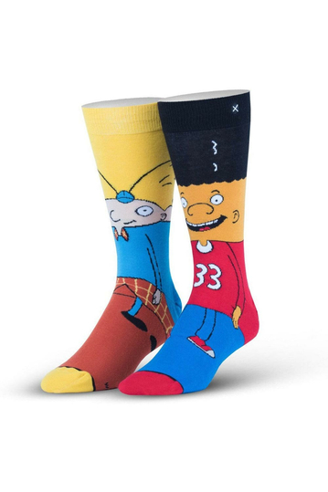 Odd Sox Arnold & Gerald crew socks