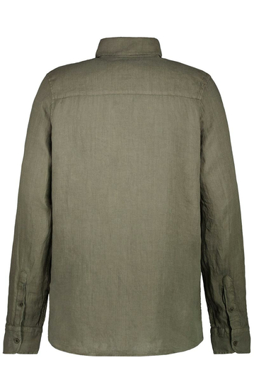 Cars Jeans λινό πουκάμισο army