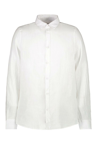 Cars Jeans λινό πουκάμισο λευκό