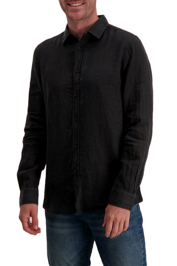 Cars Jeans linen shirt black