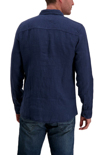 Cars Jeans λινό πουκάμισο navy