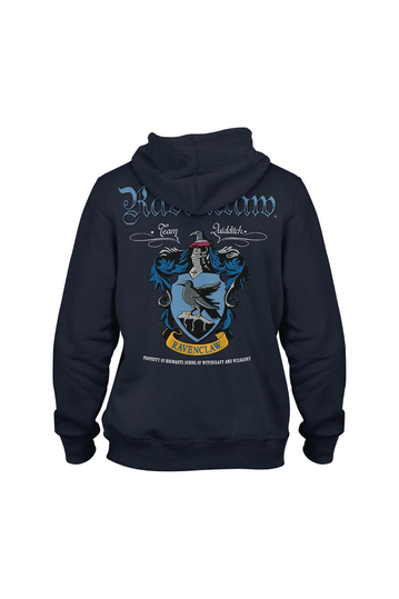 Cotton Division Hoodie Harry Potter - Ravenclaw Gothic Font Navy