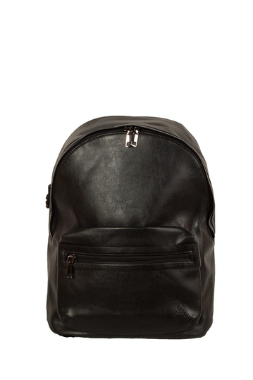 Eco Leather Backpack Black