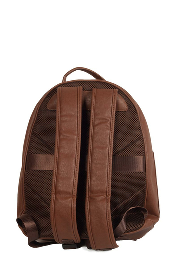 Eco Leather Backpack Brown