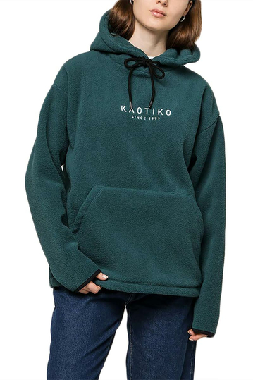 Kaotiko Fleece Hoodie Green