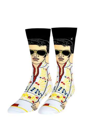 Odd Sox Elvis Presley Eagle Jumpsuit crew socks